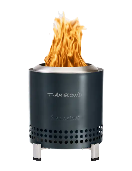 Solo Stove Gunmetal Metallic Mesa XL w/I Am Second Logo