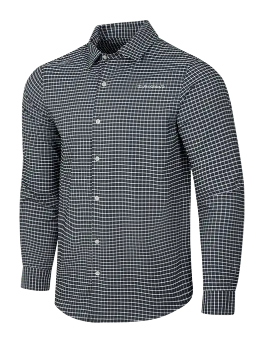 Dark Grey/White City Stretch Shirt w/I Am Second Logo