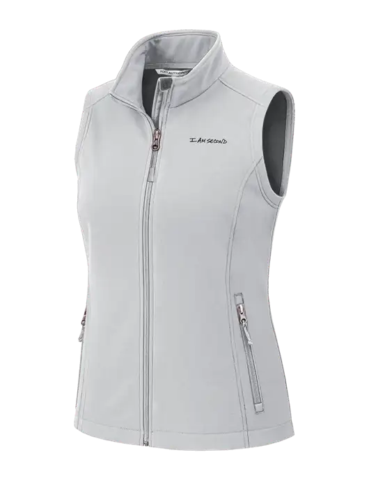 Marshmellow Womens Core Soft Shell Vest w/I Am Second Logo