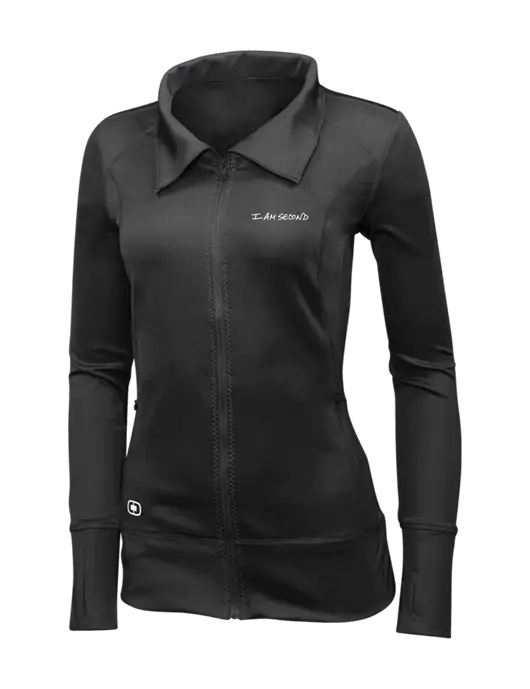 OGIO Blacktop Womens Endurance Fulcrum Full-Zip w/I Am Second Logo