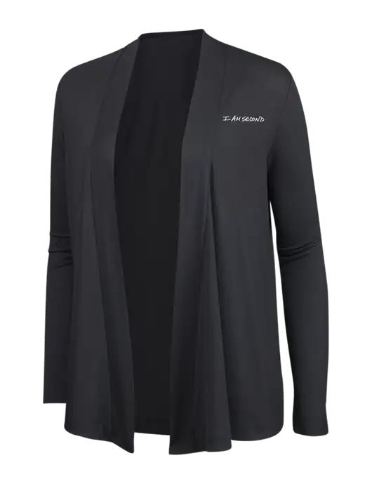 Smoke Grey Womens Concept Cardigan w/I Am Second Logo