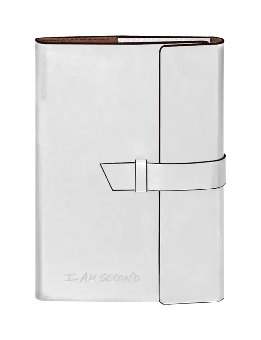 Fabrizio White 6.875 x 9.56 Portfolio w/I Am Second Logo