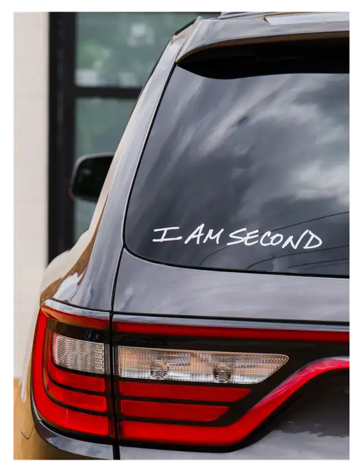  I Am Second Classic Logo Window Decal