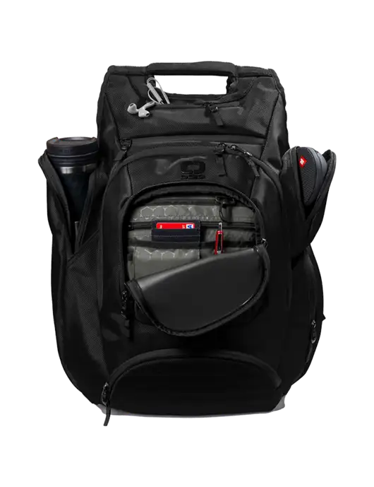 OGIO Blacktop Metro Ballistic Laptop Backpack w/I Am Second Logo